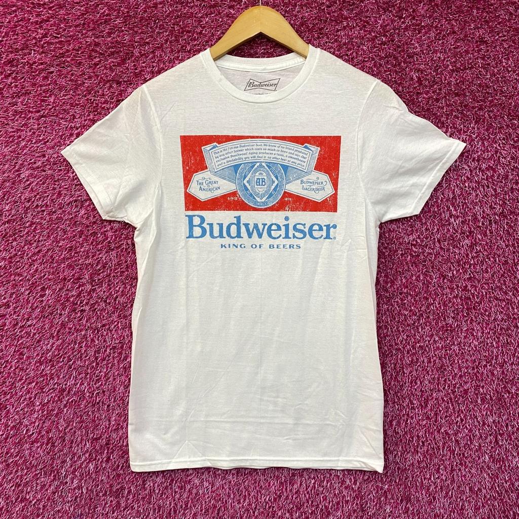 Мужская футболка Budweiser King Of Beers в винтажном стиле, 100% хлопок, Топ