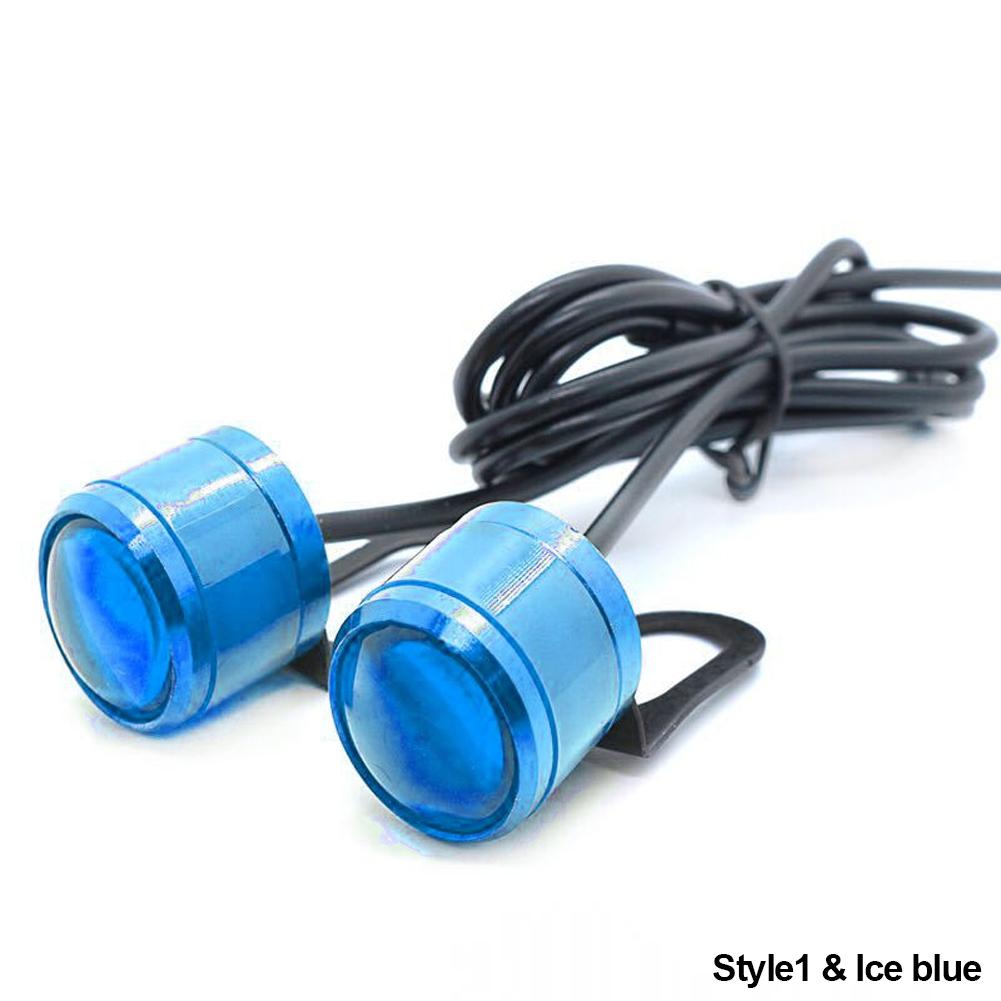 2 шт. светодиодные мотоциклетные стробоскопические фары, супер яркие противотуманные фары Eagle Eye, фары 12 В, дневные ходовые огни, аксессуары для мото