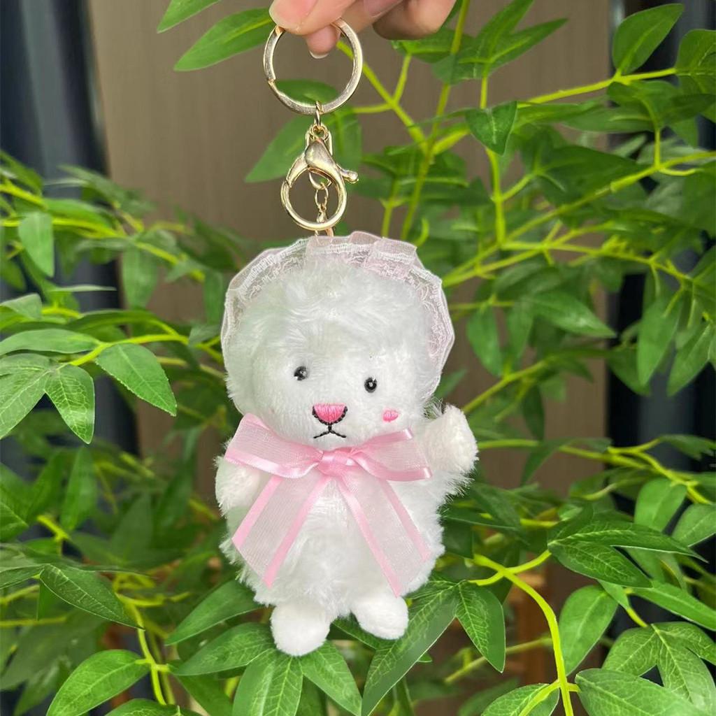Mini Enchanting Sheep Plush Toy Keychain Cute Soft Short Doll Plush