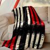 1pc Cool Style Blanket, Home Printed Throw Blanket - Soft Blanket Gift for Family, Washable Sofa Bed Blanket