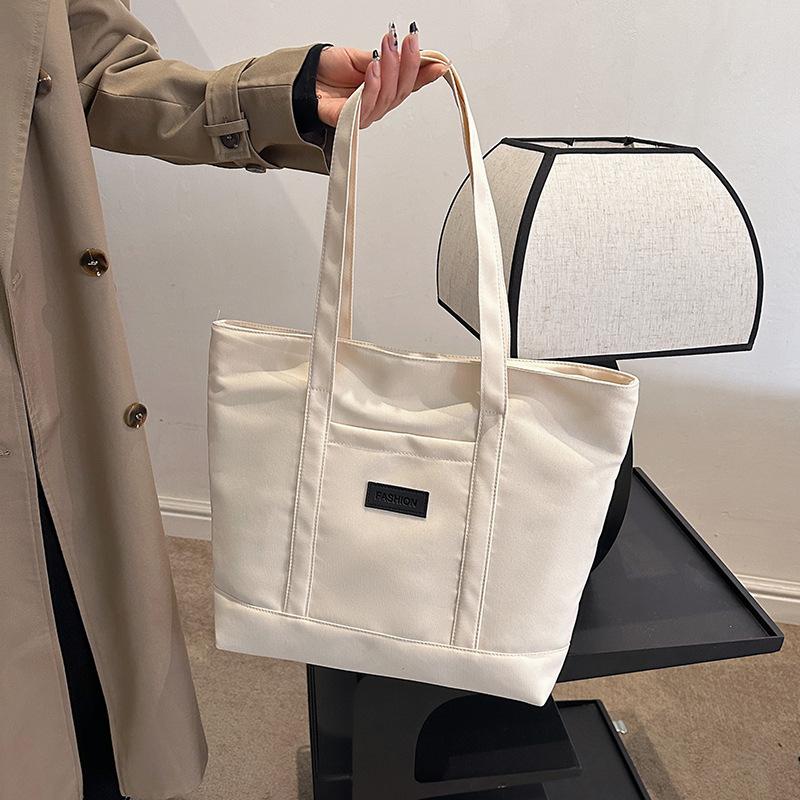 Tote Bag Nylon Cloth Women's Bag New Shoulder Bag Fashionable Retro Handbag Large Capacity Bag
