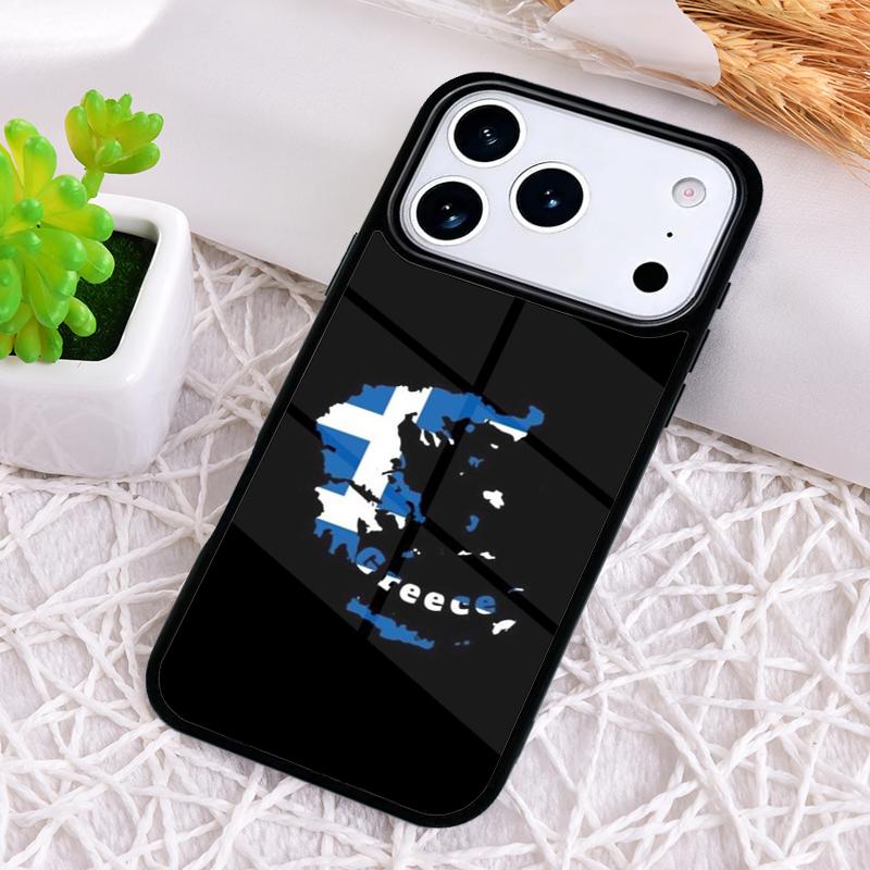 Греция Греческий флаг Чехол для телефона для iPhone 17 Air 16 15 11 12 14 13 Pro Max Ударопрочный чехол