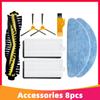 Совместимо с Ikhos Create NetBot S15 Neatsvor X500 Tesvor X500 Pro Robot Vacuum Основная боковая щетка Hepa Filter Mop Pad Part
