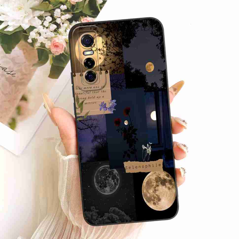 Simple Design Print For vivo Y73s 5G V2031A Case Silicone Back Cover For Vivo Y73S Y 73s 5G 6.44" Shockproof Phone Cases Bumper