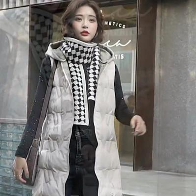 Осенне-зимний пуховый хлопковый жилет, толстое пальто