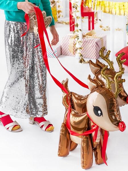 Reindeer Foil Balloon, 50X62Cm, 1 Piece