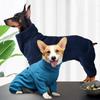 Winter Dog Coats Jackets 4-Leg Turtleneck Thermal Coral Fleece Puppy Pajamas Dog Sweaters Warm Outfits Pet Coats Cat Clothes
