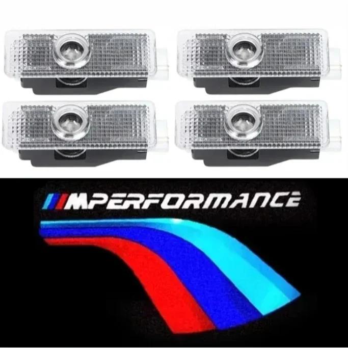 BMW GROUP 4Pcs Car LED HD Door Welcome Projector Laser Lamps For BMW E90 E60 E46 E93 F20 F21 F30 F31 F32 F33 F34 F15 F10 F01 F11