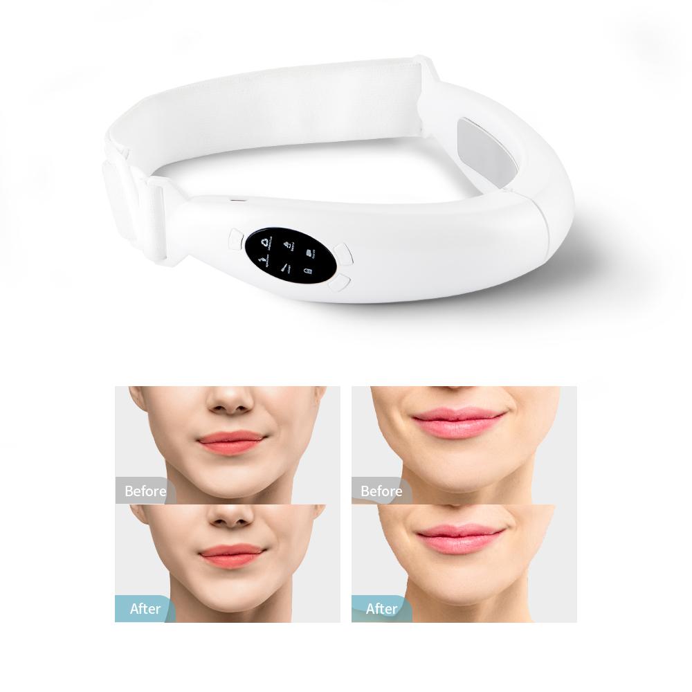 Подтяжка лица V-Line Up Lift Shaping Massager Удаление двойного подбородка LED Фотонная терапия Омоложение Похудение лица