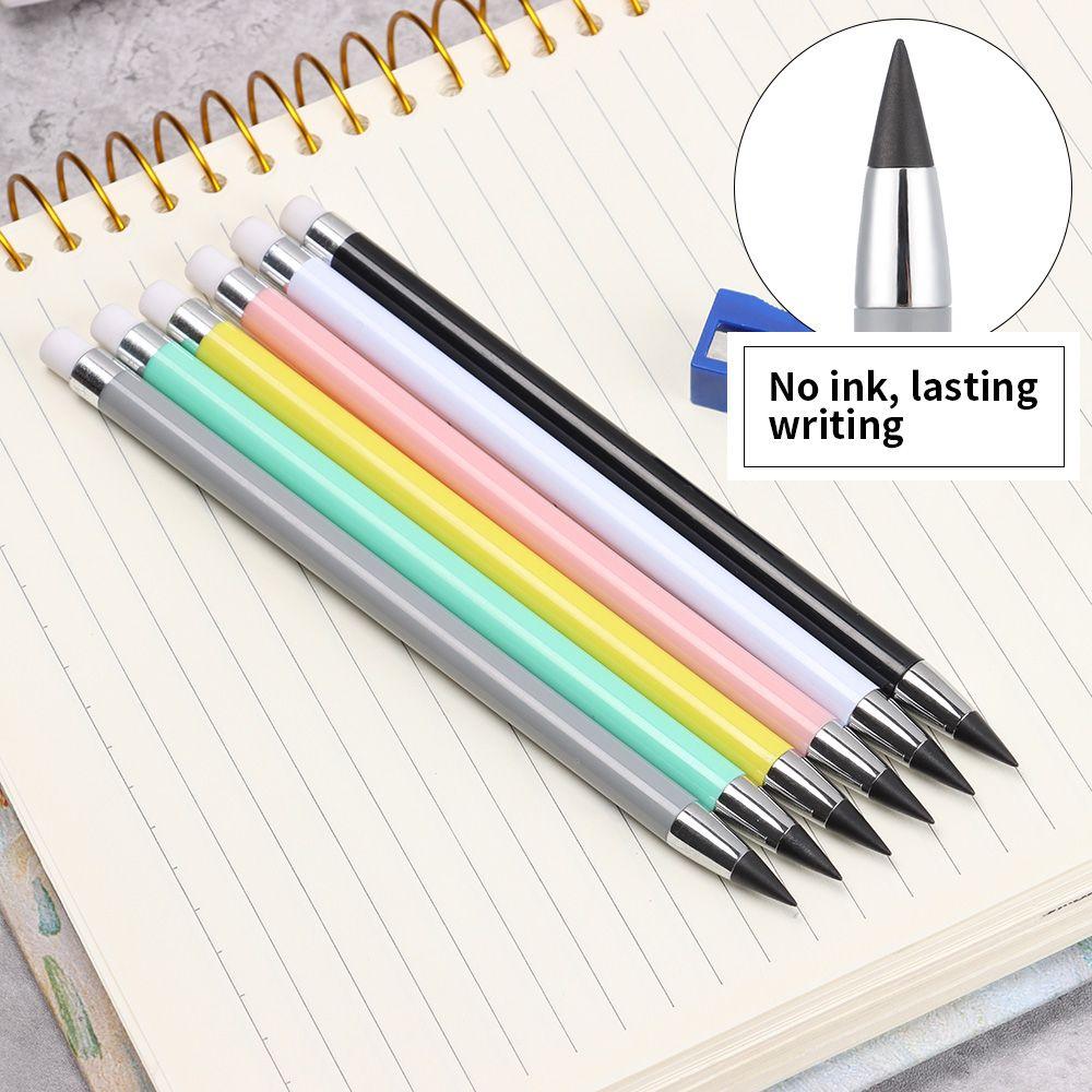 Macarons Color School Stationery No Ink HB Inkless Eternal Pencil Sketch Tool Unlimited Writing Pen
