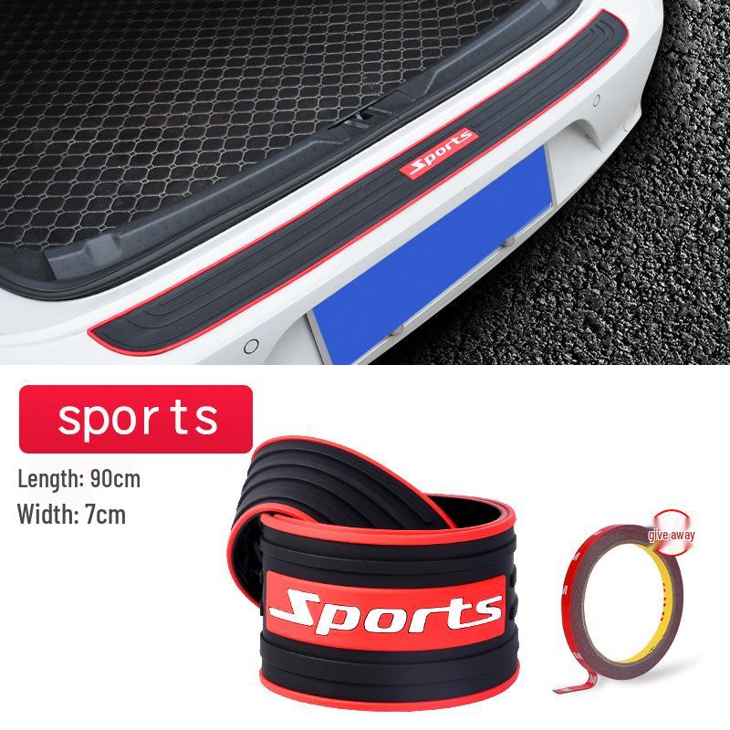 Резиновая защитная полоса от столкновений и царапин для багажника автомобиля