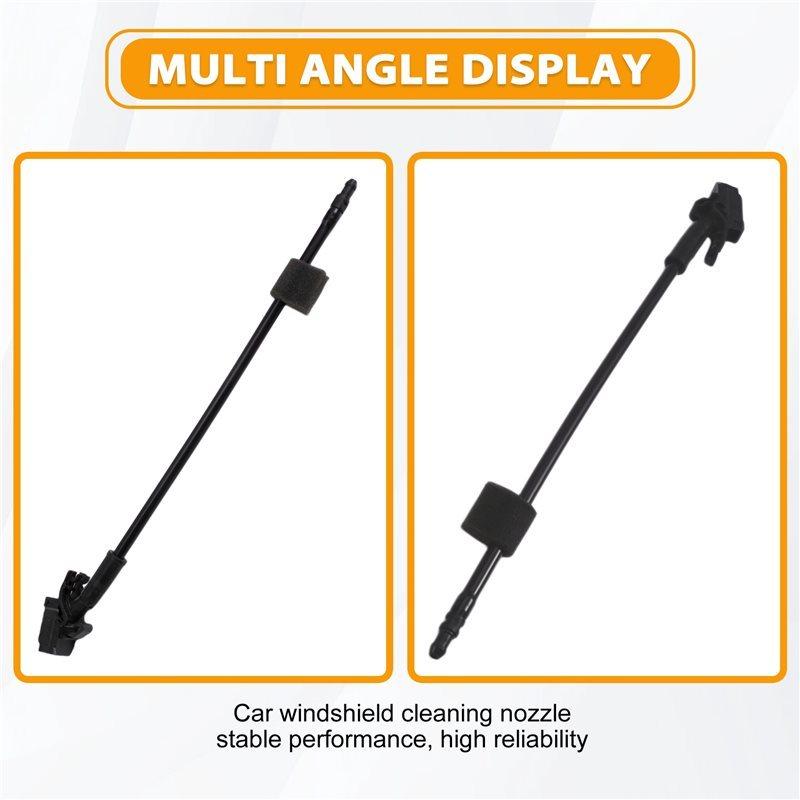 New 68217041AA 68217041AC Front Windshield Washer Nozzle For Dodge 17- 23 Challenger 15- 23 Hood Windscreen Jet