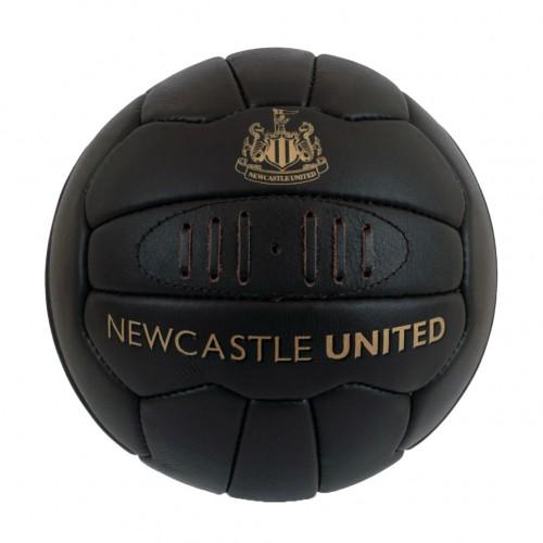 Newcastle United FC Мини-футбольный мяч из кожи в стиле ретро Heritage