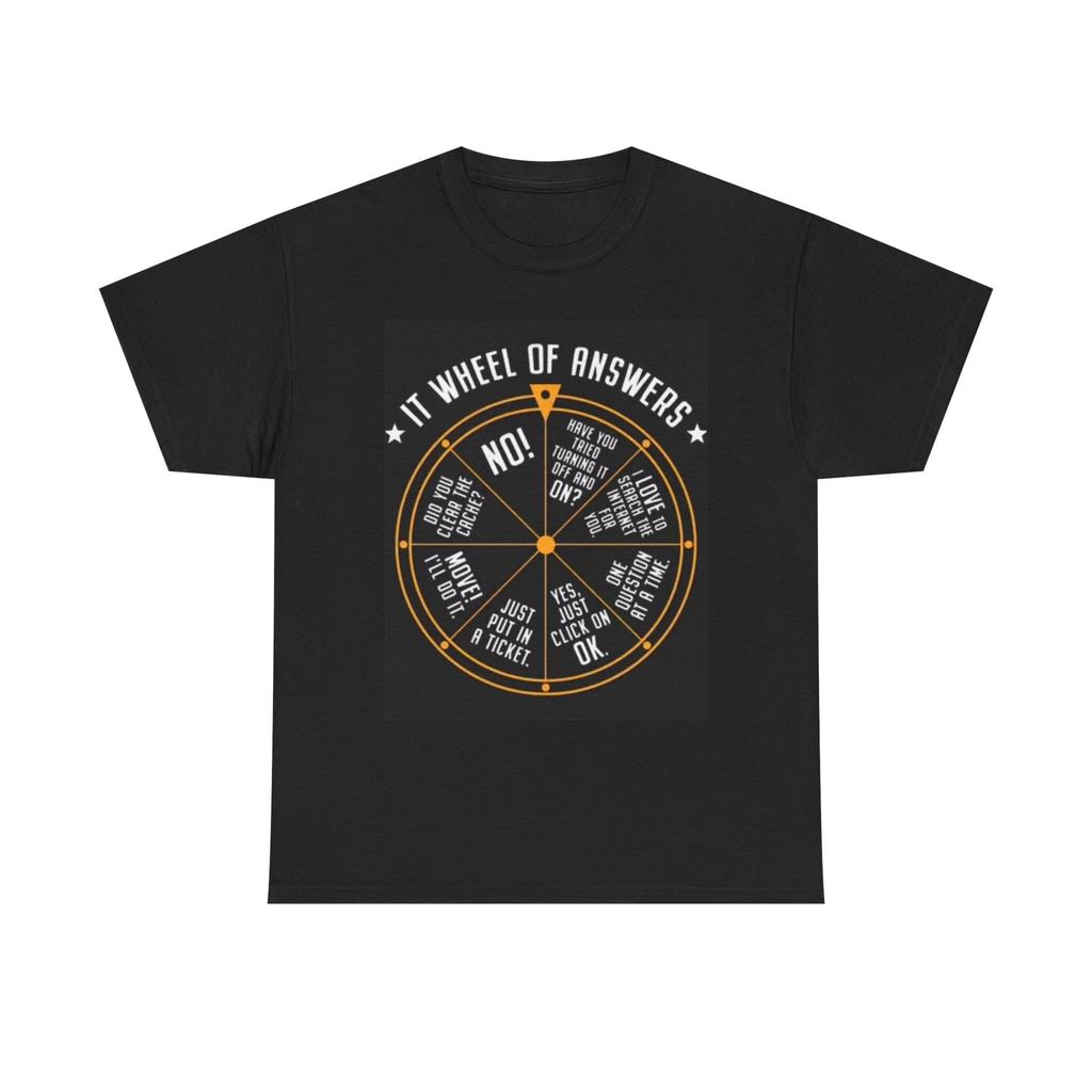 Men's and Women's T-shirts It Wheel Of Answers