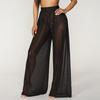 2023 Women's Sexy Mesh See-through Wide-leg Pants - Casual and Comfortable
