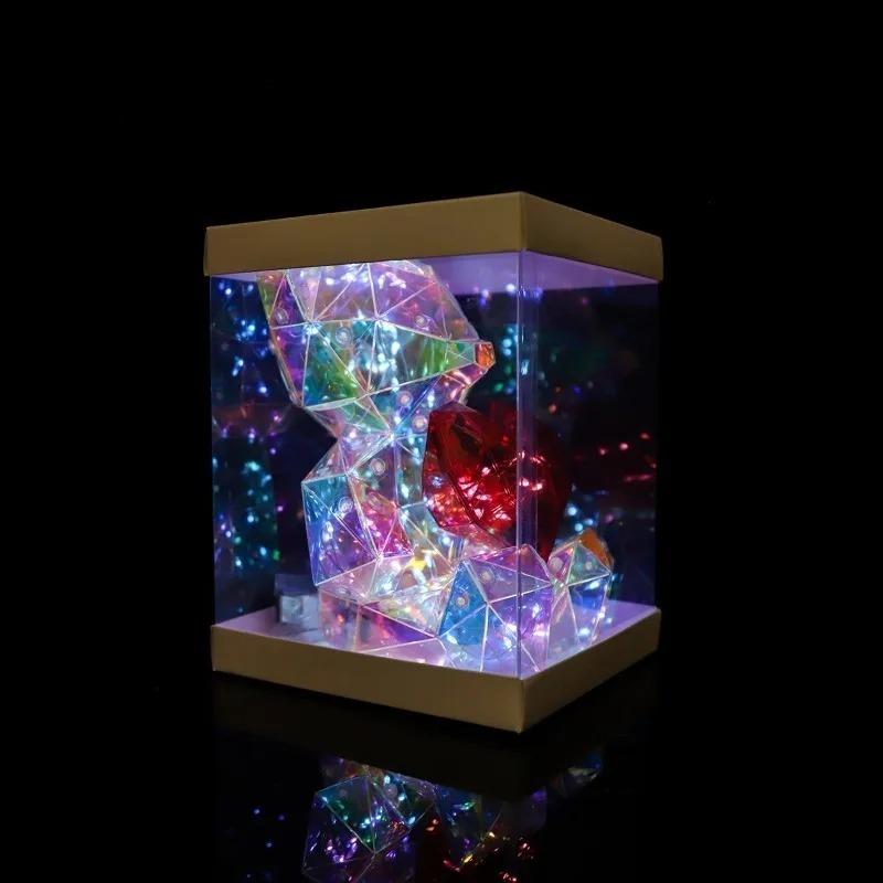 15CM Love Bears Christmas and New Year's Eve Santa Claus's Fantasy Bear Valentine's Day Decor for Girlfriend Display with Box