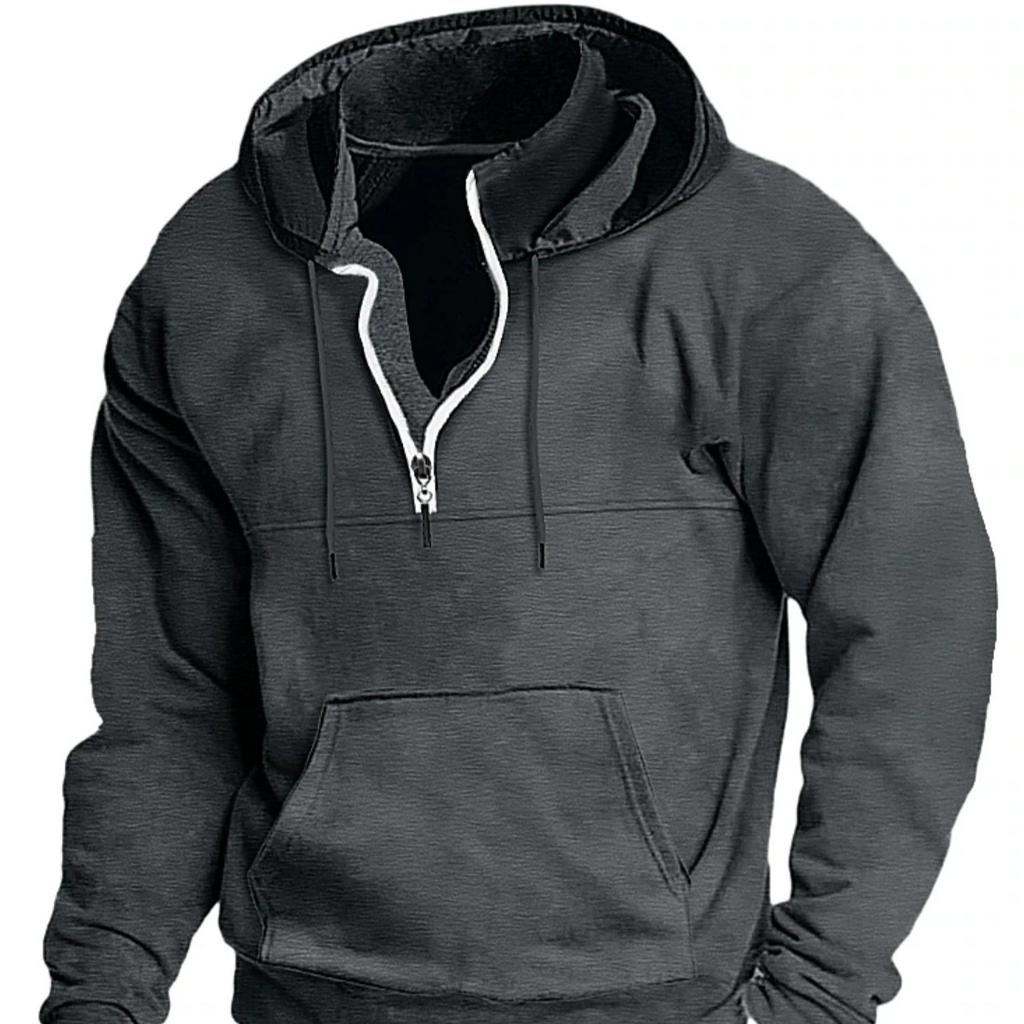 Новая толстовка с капюшоном, толстое повседневное пальто, мужская свободная толстовка с принтом