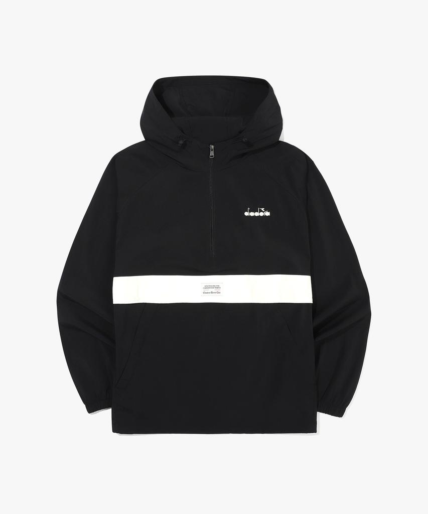Diadora Крутая Анорак-Куртка с Капюшоном Черная