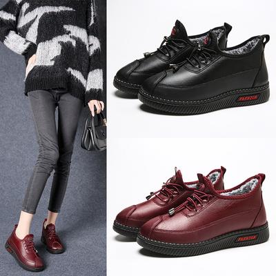 Зимние старые пекинские тканевые туфли женские среднего и пожилого возраста, хлопковые туфли для мамы, мягкая подошва, нескользящие туфли для пожилых, бархатные теплые туфли для бабушки