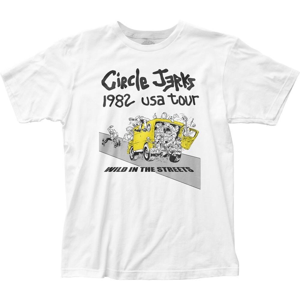 Винтажная футболка Circle Jerks Band Rock and Roll Размеры от S до 5XL SE089 БЕСПЛАТНАЯ ДОСТАВКА Унисекс