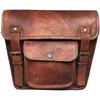 Saddlebags Motorcycle Distressed Leather 1 Side Pouch Saddle Panniers Bags