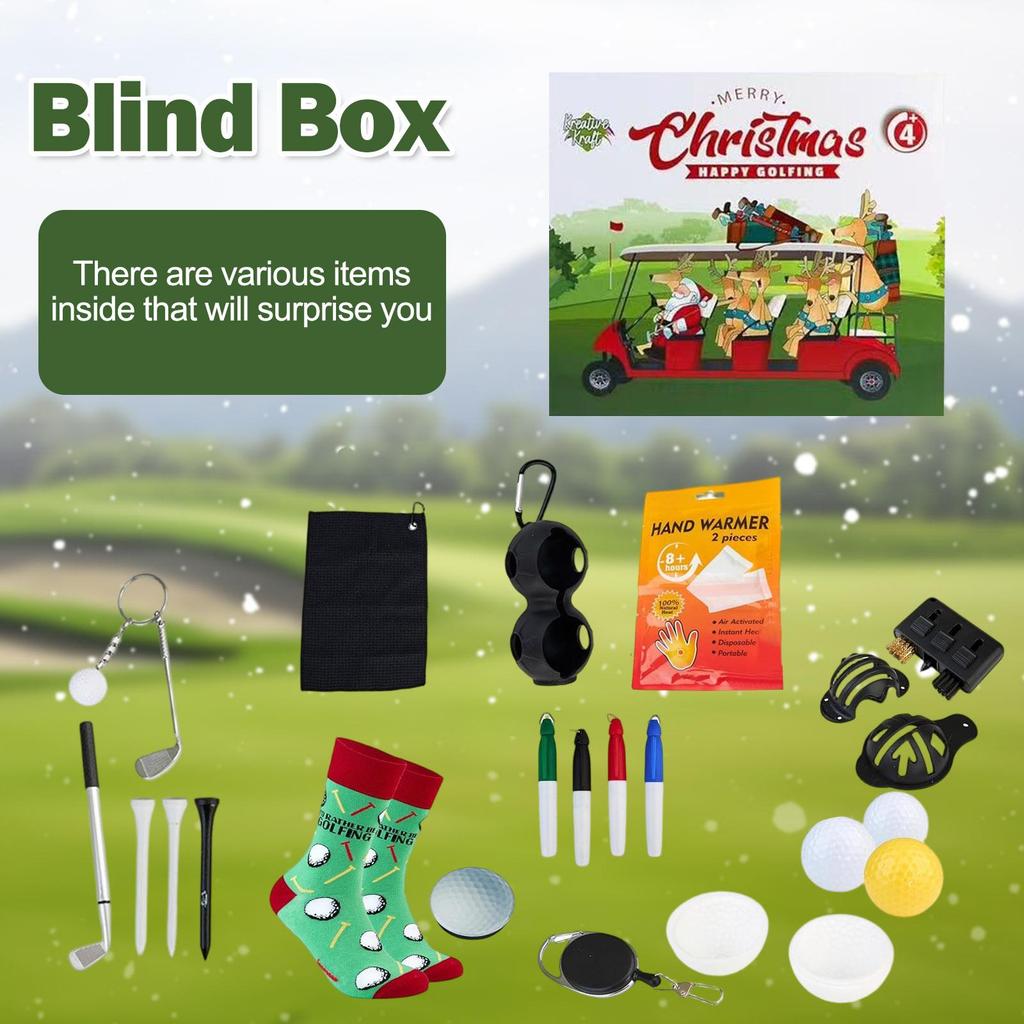 3D 1 PC Golf Arrival Calendar Men's Adult Christmas Calendar