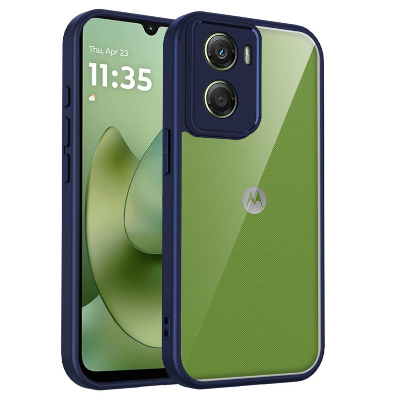 Прозрачный силиконовый чехол для Motorola Moto G06 Power, задняя панель из поликарбоната, бампер из ТПУ, ударопрочный, прозрачный чехол для телефона для MotoG06 Power
