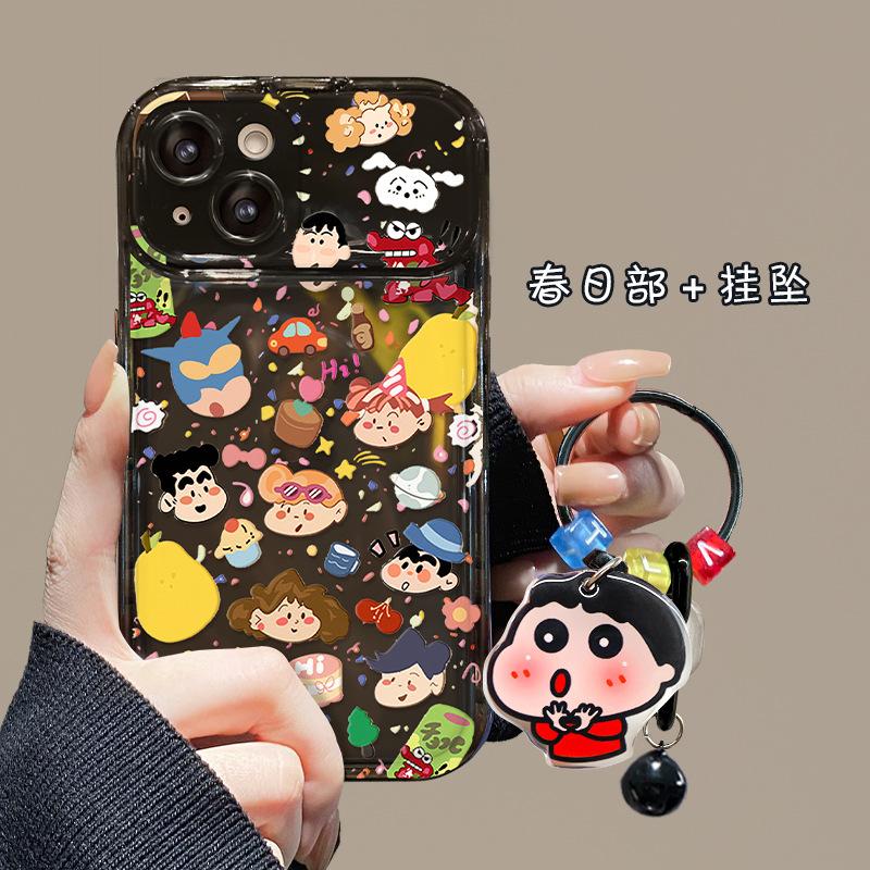 Совместимо с чехлами для iPhone 15 на лето, iPhone 14 Pro Max, семья Касуга Касуга 12, флип-зеркало 11, противоударный XR