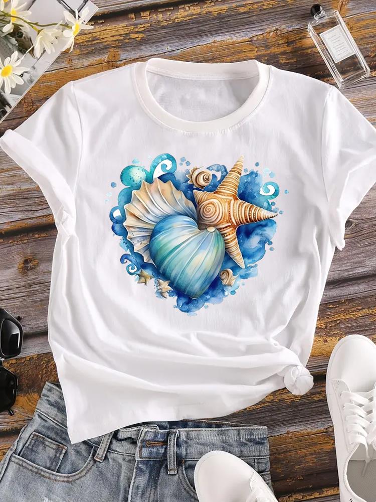 (Asian Size) Clothing T Shirt Fashion Trend Wing Style 90s Ladies Casual Women Tee Top Short Sleeve Print Lady Female Graphic T-shirts