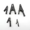 Alligator Clip Insulated Crocodile Clamps Adapter Battery Clip Fits for Welding 2mm 4mm Banana Plug Test Lead Black Color