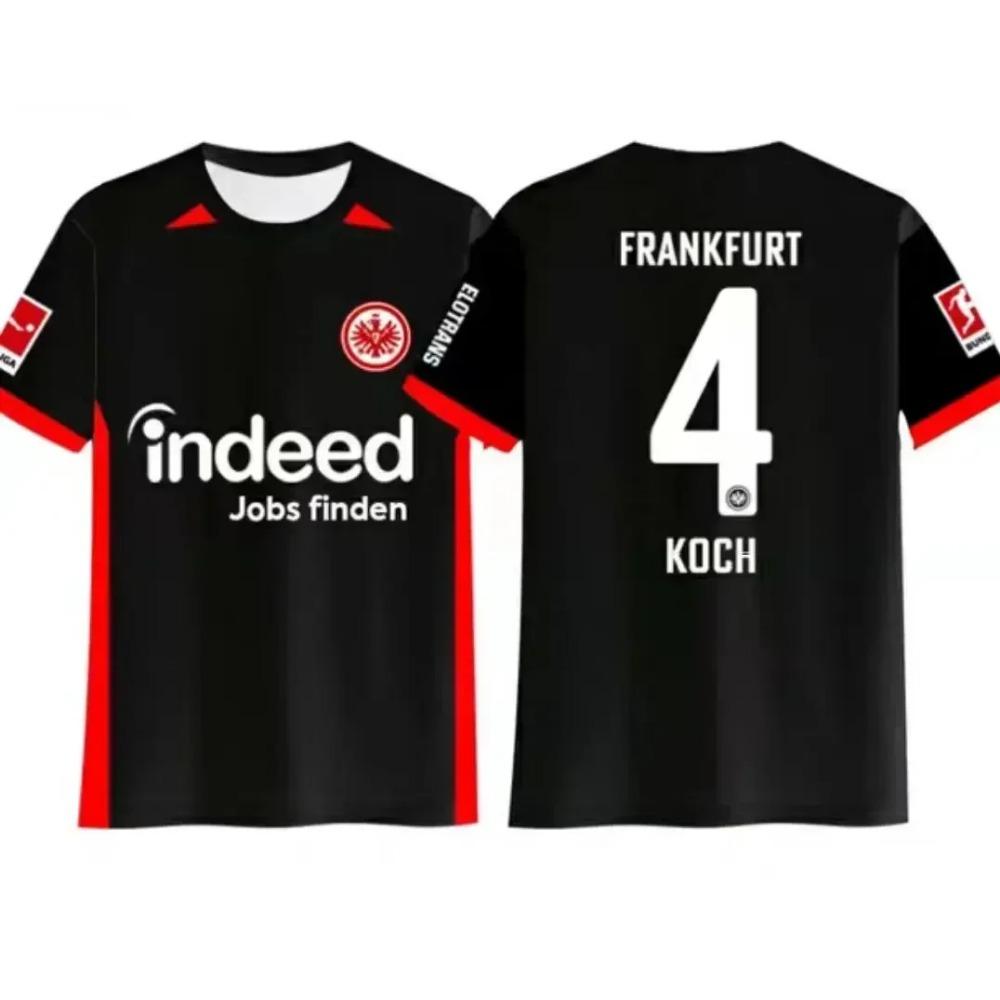 Франкфурт Действительно 3DPrint Спорт Быстросохнущий Дышащий Мужская Футболка Футбольная Майка Родитель-ребенок Мальчик Короткий рукав Взрослый Ребенок Топ Лето