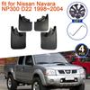 Крылья для Nissan Navara NP300 PickUp D22 1998 ~ 2004 1997 2005 2003 2002 грязевые передние колеса крыло брызговик автомобильные аксессуары 2000