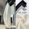 White Sweatpants Women's Spring and Autumn New Straight Loose Sweatpants Casual Small Narrow Banana Wide-leg Pants