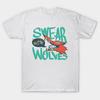 Женская футболка Swear Wolves с принтом Харадзюку, кавайная футболка, летняя футболка с коротким рукавом, женская футболка, топ