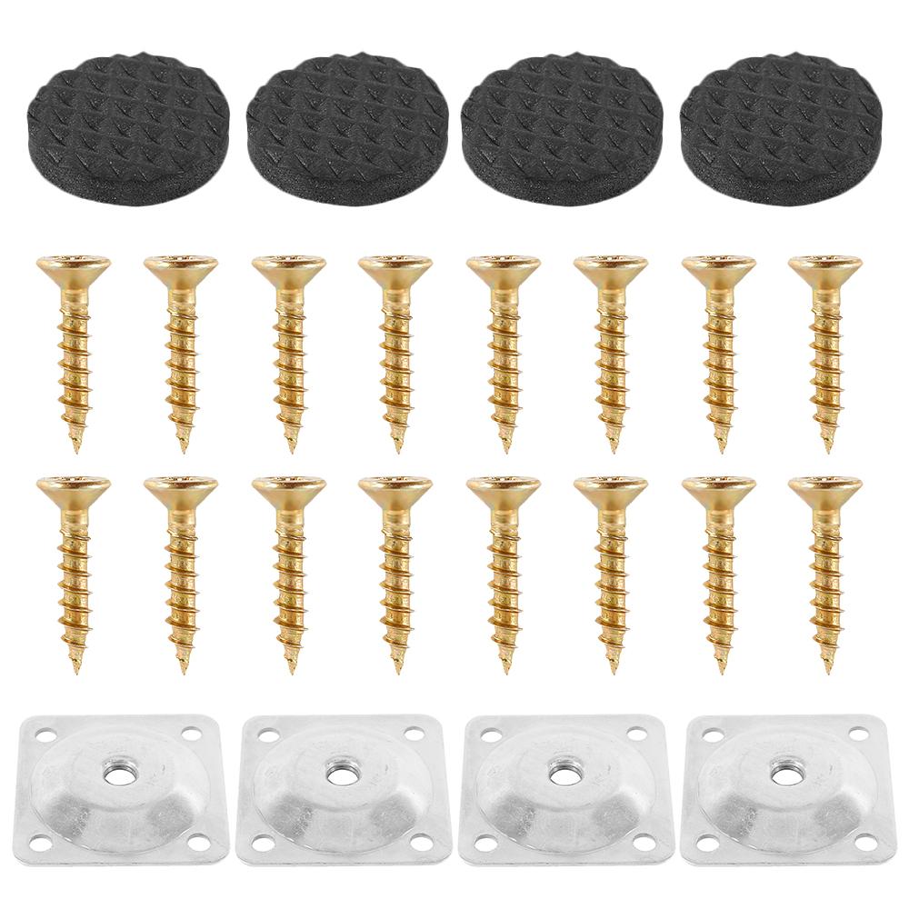 4Pcs Furniture Legs Wooden Solid Furniture Feet Oblique Straight Non-slip Table Chair Feet Replacement Feet Floor Protector Home