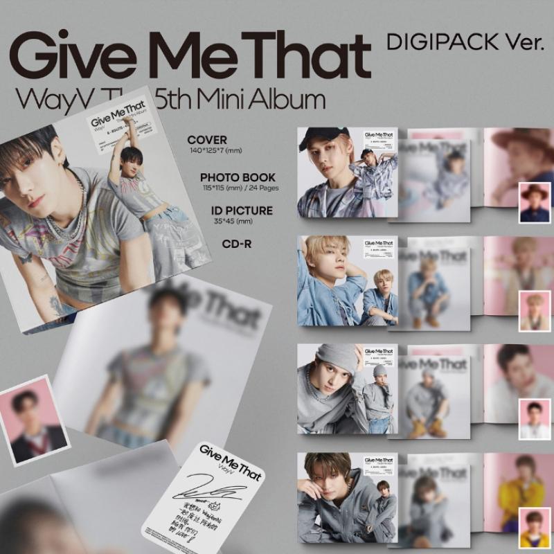 Wayv   Give Me That   Мини-альбом 5-й  Digipack Вер. 