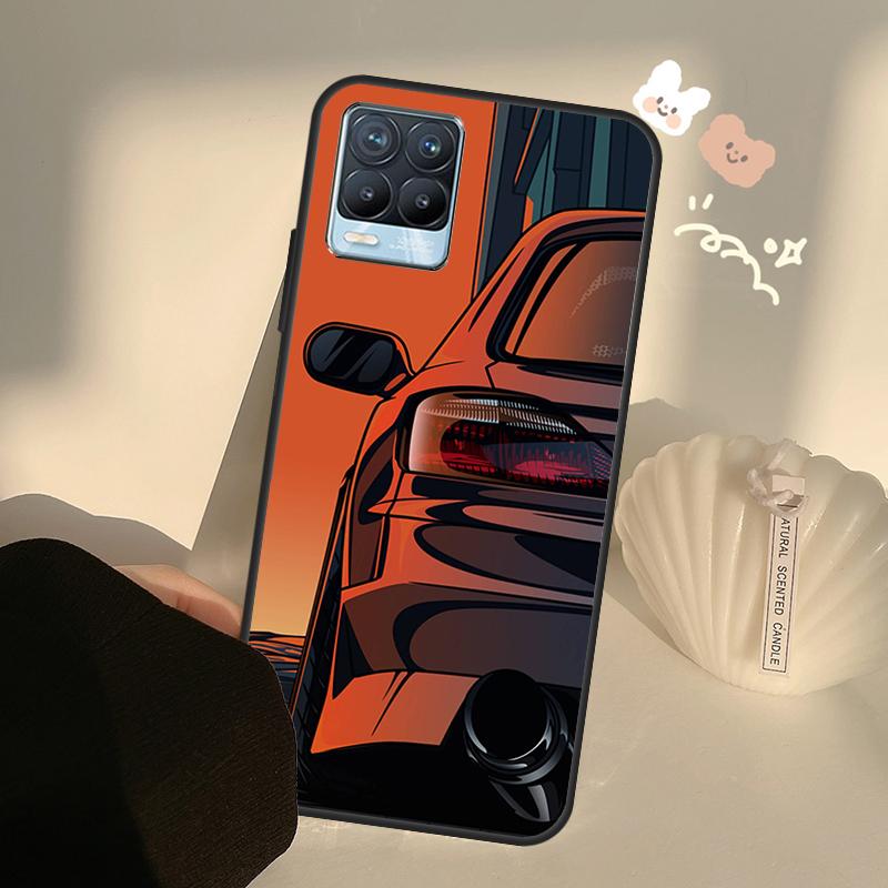 Спортивный автомобиль JDM Tokyo Drift для Realme 8 9 Pro Plus GT Neo 2 GT Master 9i 8i, чехол для телефона OnePlus 9 10 Pro 9R Nord2