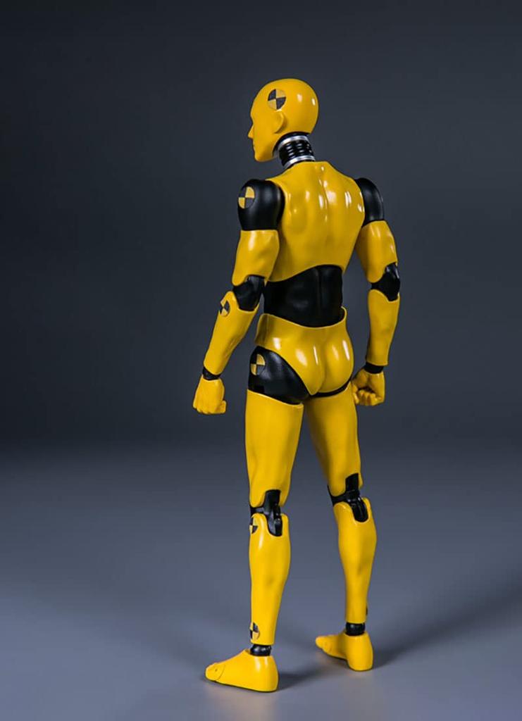 Scale Male Test Man Crash Test Dummy Action Male Figure Doll Test Dummy Action Figure Body Doll Collection 1/12 Figure, 6-Inch Toy,