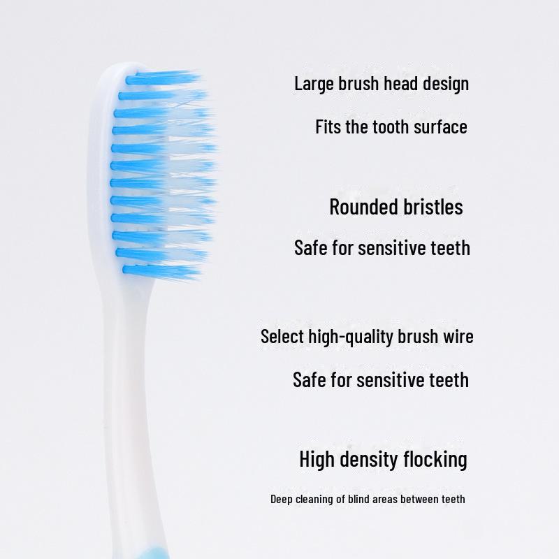 Зубная щетка Shuchen Advanced Soft Silk с густой щетиной для бережной чистки зубов и удаления пятен