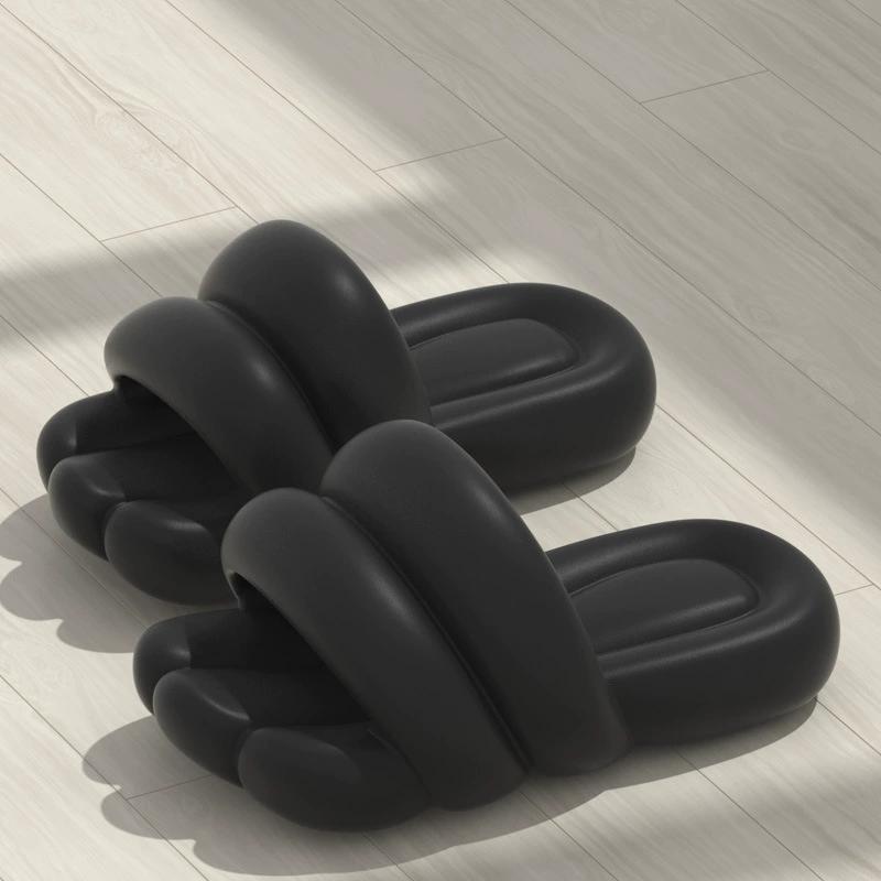 Soft Home Slipper Bathroom Non-slip Shoes Couple Indoor Casual Flips Cute Women House Fashion Flat Shoe Boyfriend Sandals