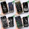 Чехол-книжка с картой Таро Отшельник и Жнецом для OPPO Find X9 X5 X6 X8 Pro OPPO Reno 12F 14F 13F 11F 10 12 13 14 Pro 7 8 Lite