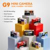 Mini G9 dual lens camera, high-definition with screen camera and video recording, travel photography, keychain Vlog retro camera