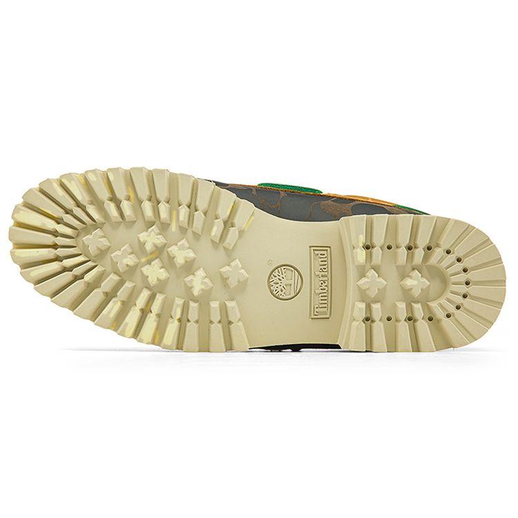 Bape X Timberland амортизирующие дышащие уличные низкие повседневные кожаные туфли мужские коричневые A2QFE