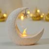 2024 Ramadan Decoration Star Moon LED Candlestick Lamp for Ramadan Kareem Islamic Muslim Home Decor Lamp Eid Mubarak Party Gifts