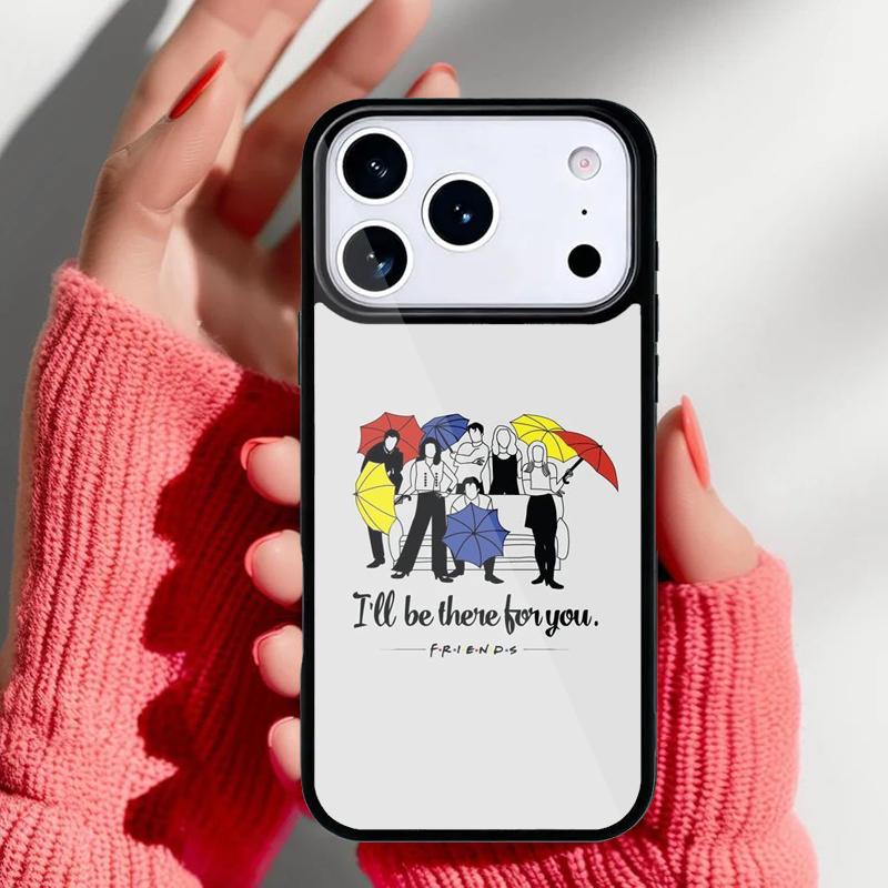 Friends TV Show soft Phone Case for iPhone 17 16 15 14 13 Pro Max Back Cover for 12 11 Pro Coque