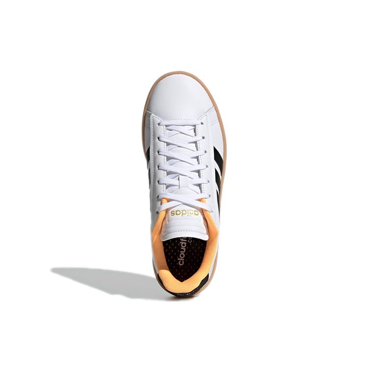 adidas Grand Court Alpha White Flash Orange Женские кроссовки Cloud-White Core-Black GX8165
