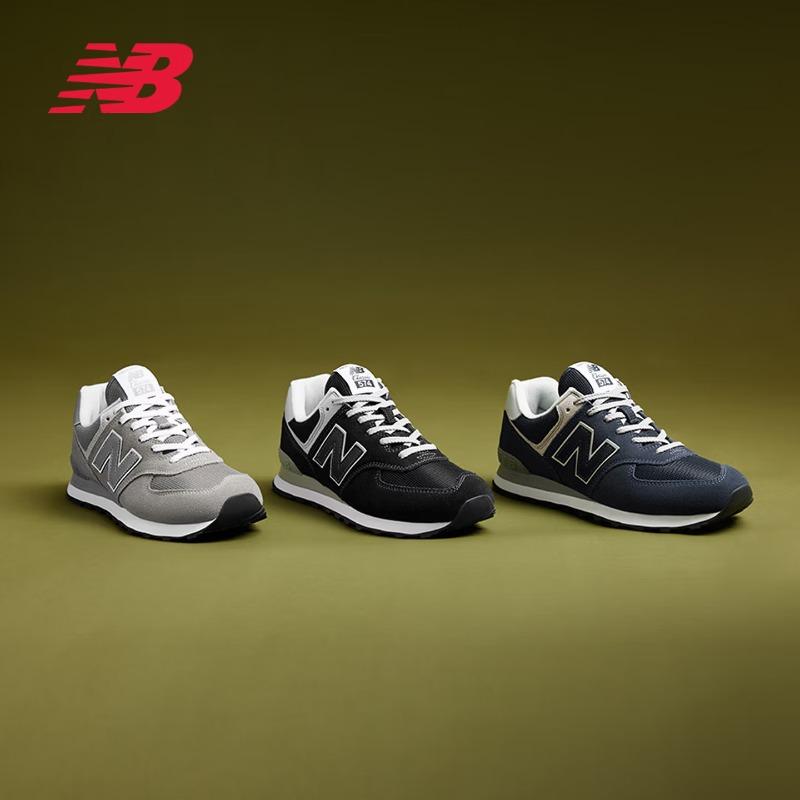 NEW BALANCE Повседневная обувь Мужская Женская Сетчатая обувь Весна Ретро Удобная Дышащая Универсальная Пара Спортивная обувь ML574EVN