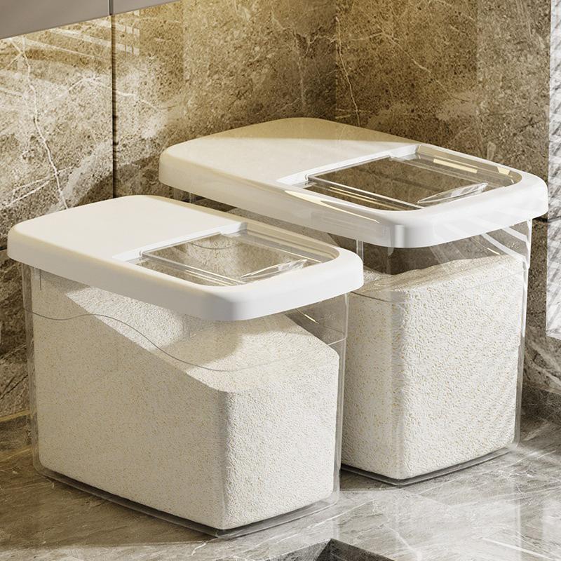 Креативное ведро для риса, резервуар, влагонепроницаемый, защищенный от насекомых, герметичный контейнер для хранения риса, контейнер для пищевых продуктов из зерновых, кухонные аксессуары