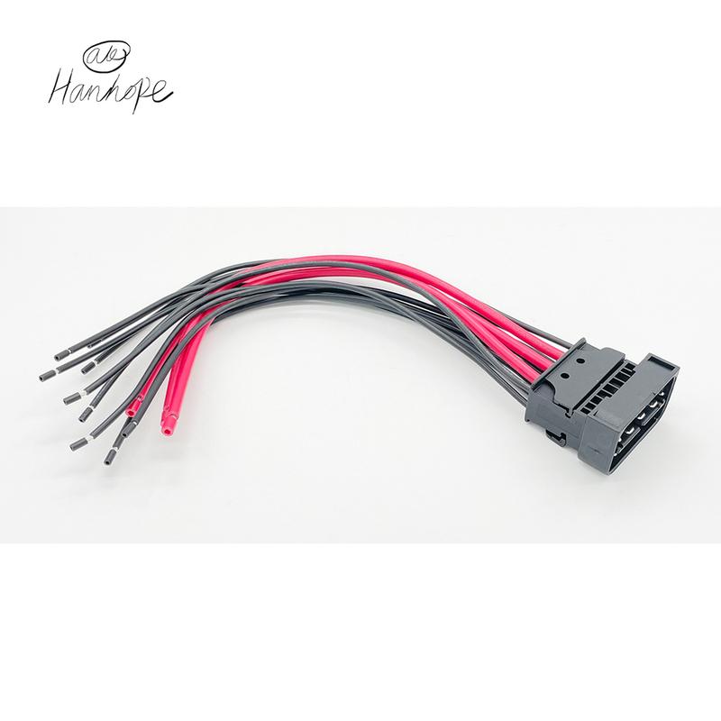 12pin Wiring harness For BMW F01 F02 E63 E64 E90 Headlight Wire Harness Lamp Plug 61132359991 Female and Male