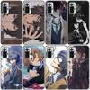 Anime Bungou Stray Dogs Dazai Osamu Phone Case For Xiaomi Redmi Note 11 10 9 8 Pro 11T 10T 10S 9S 8T 9 9A 9C 9T Black Soft Cover
